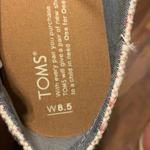 Toms Clay Diamond Jacquard Rope Sole Flats - Picture 5 of 6